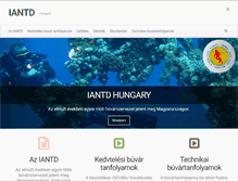Tablet Screenshot of iantd.hu